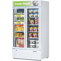 Turbo Air TGF-35SD-N White 40" Super Deluxe Glass Door Merchandising Freezer