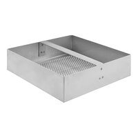 FMP 102-1110 Stainless Steel Floor Sink Strainer with 2" Lip - 7 3/4" x 7 3/4"