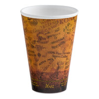 Dart 16U16ESC Fusion Escape 16 oz. Foam Hot Cup - 25/Pack