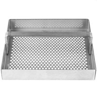 FMP 102-1124 Stainless Steel Floor Sink Strainer with 3/4" Lip - 5 3/4" x 5 3/4"