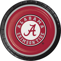 Creative Converting 420697 9" University of Alabama Paper Plate - 96/Case