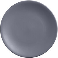 Libbey DRI-3-G Driftstone 11" Granite Satin Matte Porcelain Coupe Plate - 12/Case