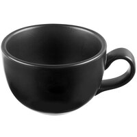 Libbey DRI-12-O Driftstone 7.75 oz. Onyx Satin Matte Porcelain Cup - 12/Case