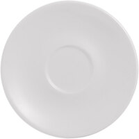 Libbey DRI-14-D Driftstone 6" Driftwood Satin Matte Porcelain Saucer - 24/Case