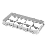 Cambro 8HE2151 Soft Gray 8 Compartment Half Size Half Drop Camrack Extender