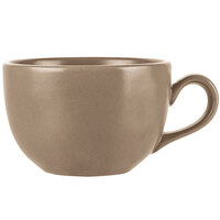 Libbey DRI-12-S Driftstone 7.75 oz. Sand Satin Matte Porcelain Cup - 12/Case