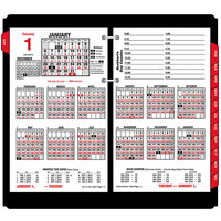 At-A-Glance E71250 4 1/2" x 7 3/8" Burkhart's Day Counter 2025 Desk Calendar Refill