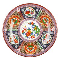 Thunder Group 1008TP Peacock 7 7/8" Round Melamine Plate - 12/Pack