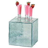 Cal-Mil 432-8-43 8" Glacier Acrylic Faux Glass Cube Riser