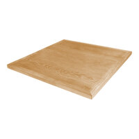 BFM Seating 36" Square Natural Ash Veneer Indoor Table Top