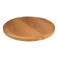 BFM Seating 24" Round Autumn Ash Veneer Indoor Table Top