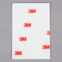 3M 410PST Scotch™ 1" x 3" Clear Mounting Strip - 8/Pack