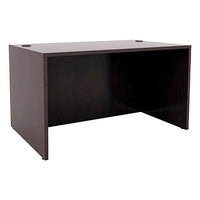 Alera ALEVA214830ES Valencia 47 1/4" x 29 1/2" Espresso Straight Desk Shell