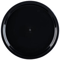 Fineline HR16PP.BK ReForm 16" Black High Rim Plastic Catering Tray - 25/Case