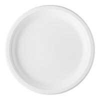 Eco-Products EP-P005 10" Round White Compostable Sugarcane Plate - 500/Case