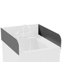 Advance Tabco SU-25RL Prestige Series 25" Deep Underbar Sink Right and Left Side Splash Guard