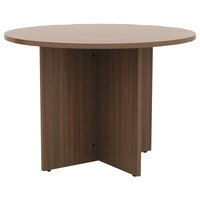 Alera ALEVA7142WA Valencia 42" Round Modern Walnut Conference Table