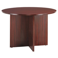 Alera ALEVA7142MY Valencia 42" Round Mahogany Conference Table