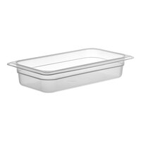 Cambro 32PP190 1/3 Size Translucent Polypropylene Food Pan - 2 1/2" Deep