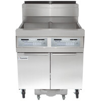 Frymaster SCFHD260G 160 lb. 2 Unit Liquid Propane Floor Fryer System with SMART4U 3000 Controls and Filtration System - 250,000 BTU