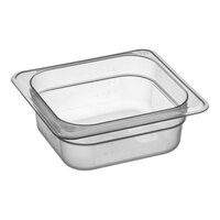 Cambro 62PP190 1/6 Size Translucent Polypropylene Food Pan - 2 1/2" Deep