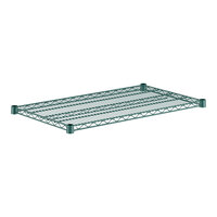 Regency 21" x 36" NSF Green Epoxy Wire Shelf