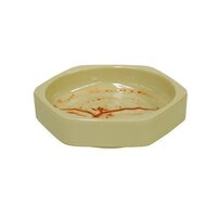 Thunder Group 6602GD Gold Orchid 3 oz. Round Melamine Dish - 12/Case