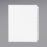 Avery® 8 1/2" x 11" Standard Collated 51-75 Tab Legal Exhibit Dividers