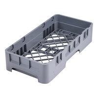 Cambro HBR258151 Soft Gray Camrack Half Size Open Base Rack