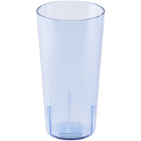 Cambro 2000P2401 Colorware 22 oz. Slate Blue Customizable SAN Plastic Tumbler - 24/Case