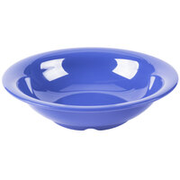 GET B-167-PB Diamond Mardi Gras 16 oz. Peacock Blue Melamine Bowl - 24/Case