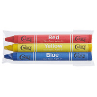 Choice 3 Pack Kids' Restaurant Crayons in Cello Wrap - 100/Case