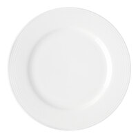 Reserve by Libbey 911196004 Repetition 9 1/4" Aluma White Porcelain Plate - 12/Case