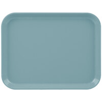 Cambro 1014CL674 10" x 14" Steel Blue Camlite Tray - 12/Case