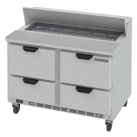 Beverage-Air SPED48HC-12-4 Elite Series 48" 4 Drawer Refrigerated Sandwich Prep Table