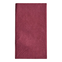 Hoffmaster Burgundy 15" x 17" 2-Ply Paper Dinner Napkin - 1000/Case