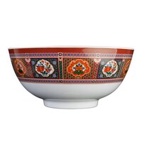 Thunder Group 5208TP Peacock 1.75 qt. Round Melamine Rice Bowl - 12/Case