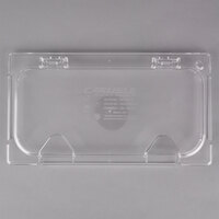 Carlisle CM10279Z07 Coldmaster EZ Access 1/3 Size Clear Polycarbonate Food Pan Lid with Notch