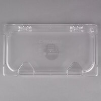 Carlisle CM10278Z07 Coldmaster EZ Access 1/3 Size Clear Polycarbonate Food Pan Lid with 2 Handles