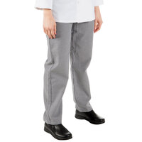 Mercer Culinary Genesis® Women's Houndstooth Chef Pants M61070HT - Extra Small