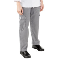 Mercer Culinary Genesis® Women's Houndstooth Cargo Pants M61071HT - Extra Small