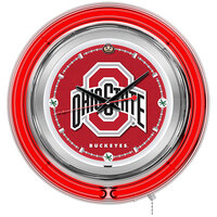 Holland Bar Stool Clk15OhioSt Ohio State University 15" Neon Clock