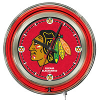 Holland Bar Stool Clk15ChiHwk Chicago Blackhawks 15" Neon Clock