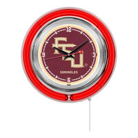 Holland Bar Stool Clk15FSU-FS Florida State University 15" Neon Clock