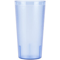 Cambro 3200P2401 Colorware 32 oz. Slate Blue Customizable SAN Plastic Tumbler - 24/Case