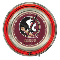 Holland Bar Stool Clk15FSU-HD Florida State University 15" Neon Clock