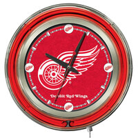 Holland Bar Stool Clk15DetRed Detroit Red Wings 15" Neon Clock