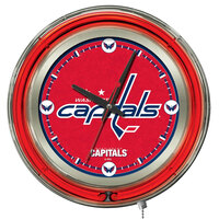 Holland Bar Stool Clk15WshCap Washington Capitals 15" Neon Clock