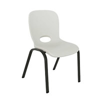 Lifetime 80383 Almond Stacking Children's Chair - 4/Pack
