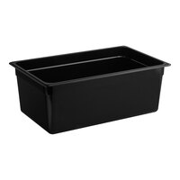 Cambro 18CW110 Camwear Full Size Black Polycarbonate Food Pan - 8" Deep